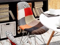 Designerskie krzesło do jadalni MPC ROD TAP patchwork - w aranżacji