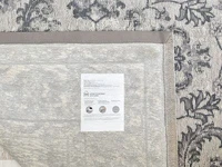 Orientalny dywan KANETTO ANTRACYT naturalny plamoodporny - wykończenie spodu